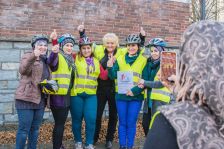 Fahrradtraining für geflüchtete Frauen © Amt für Presse- und Öffentlichkeitsarbeit, Kreis Paderborn, Julian Sprenger